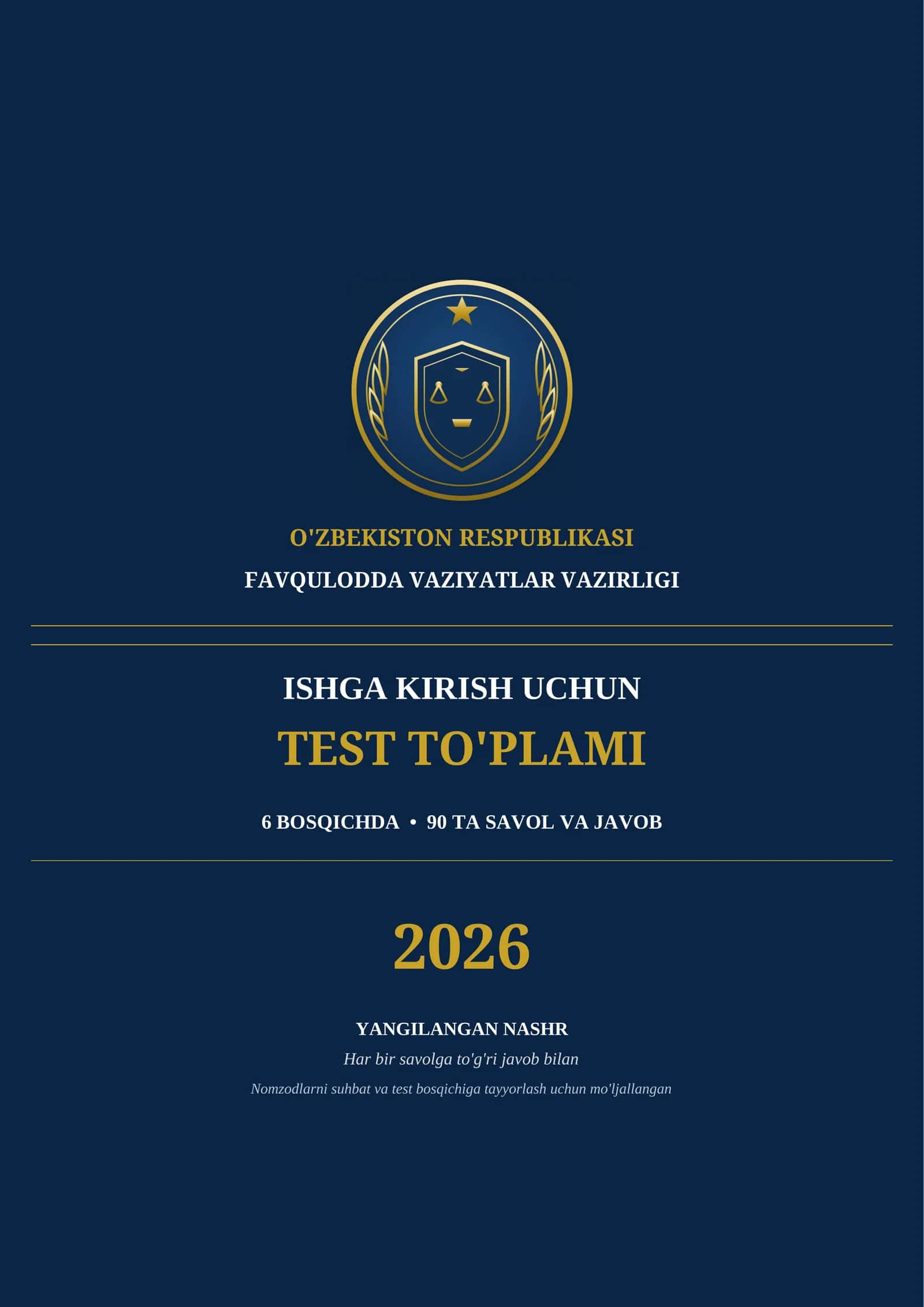FVV test savollari 2026