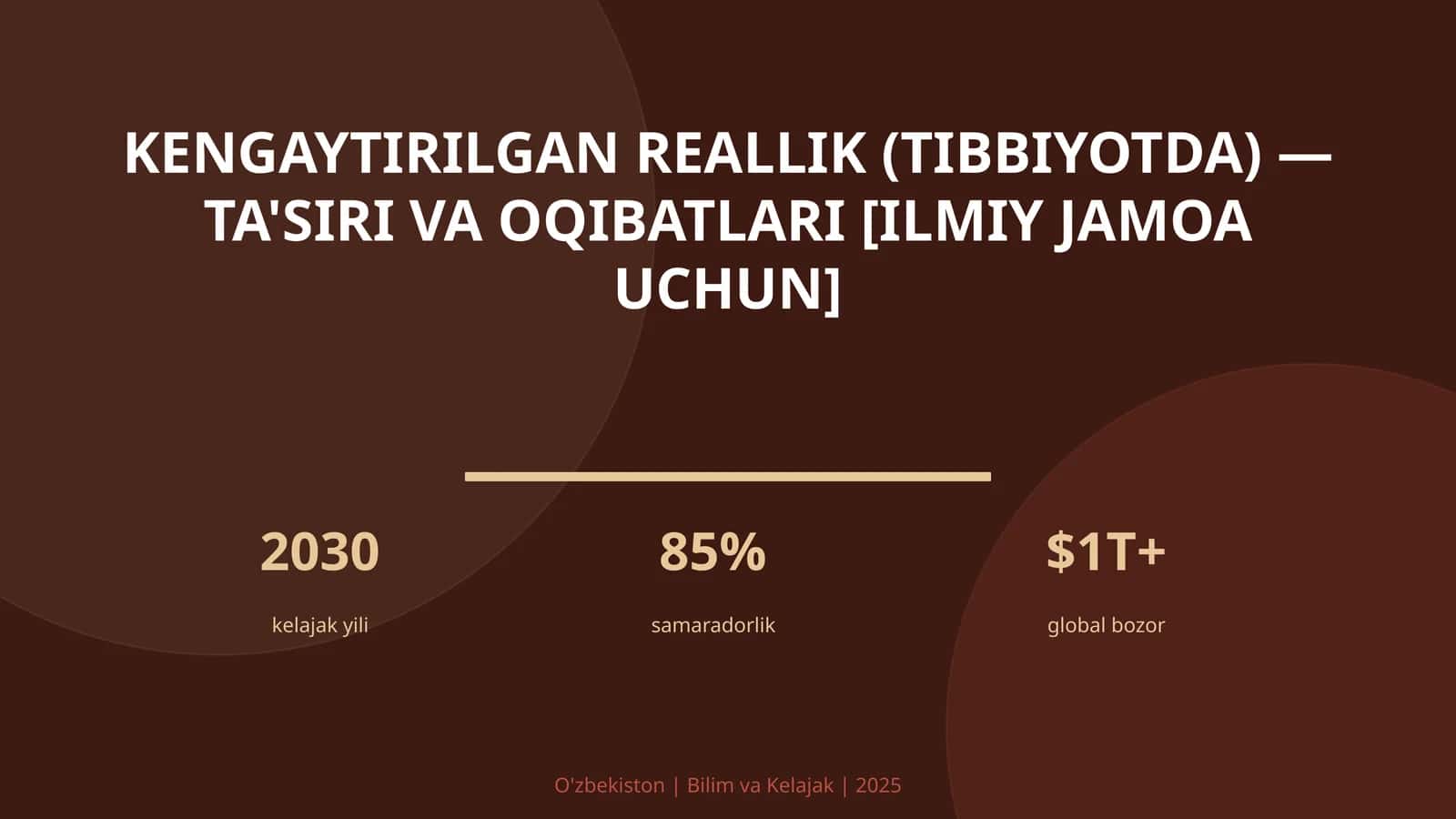 Kengaytirilgan reallik (tibbiyotda) - ta'siri va oqibatlari [ilmiy jamoa uchun]