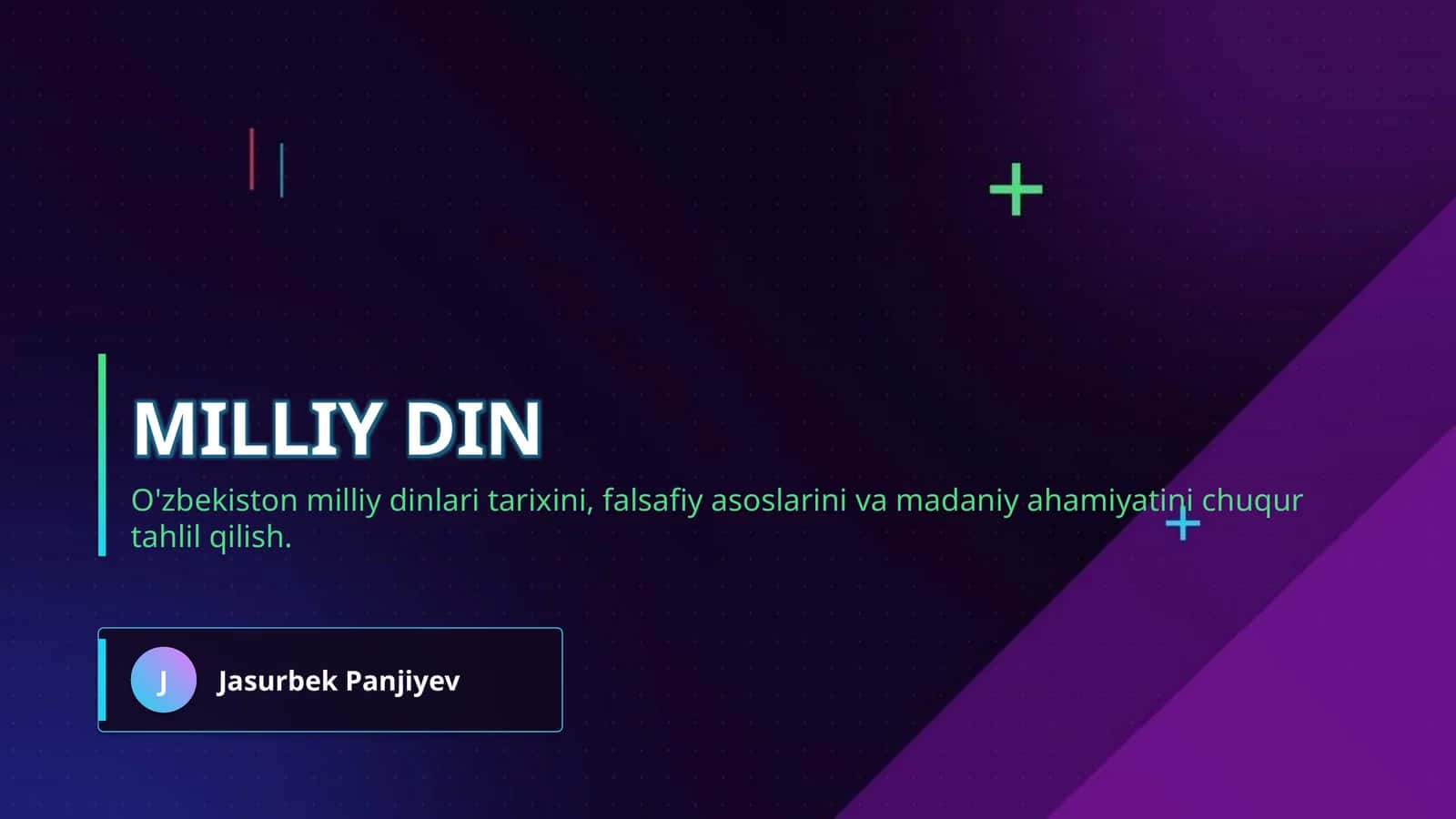 milliy din