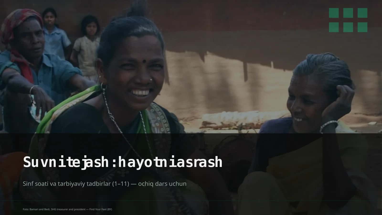 Suvni tejash: hayotni asrash