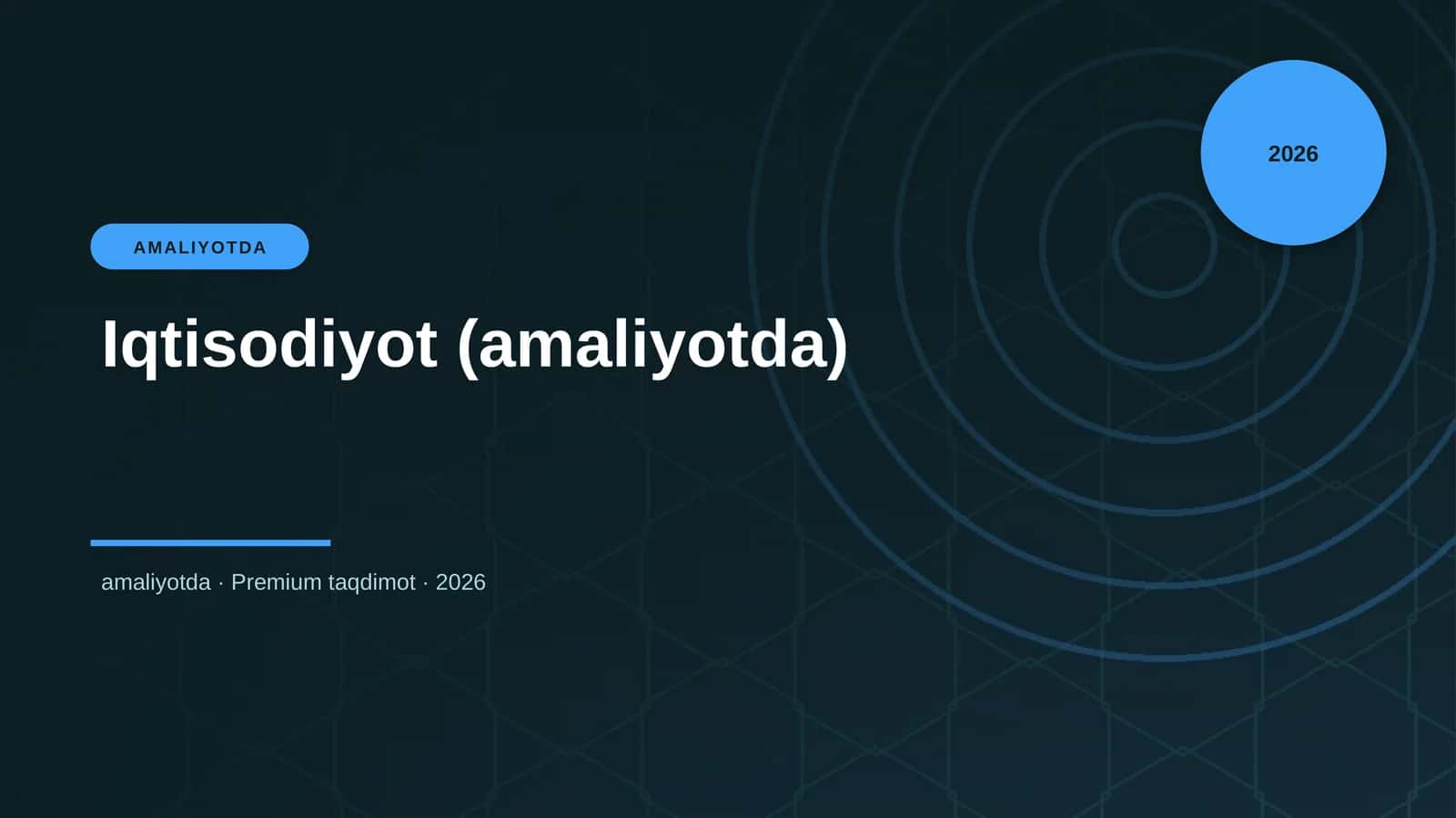 Iqtisodiyot (amaliyotda)