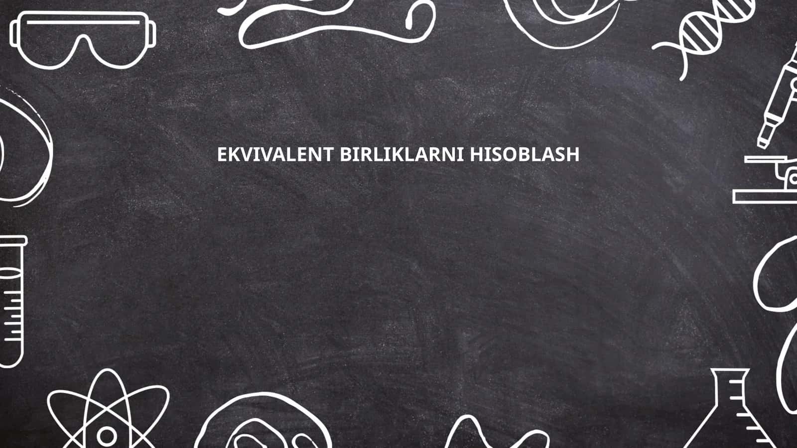 Matematik tenglama asoslari