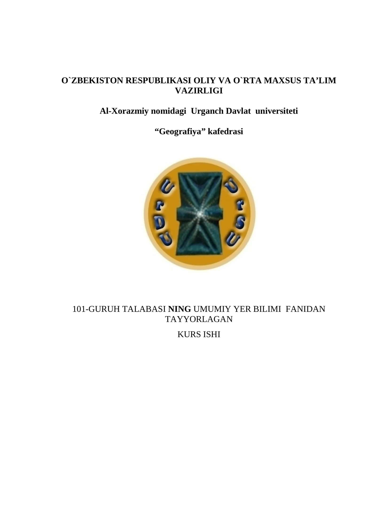 QURUQLIKDAGI SUVLAR