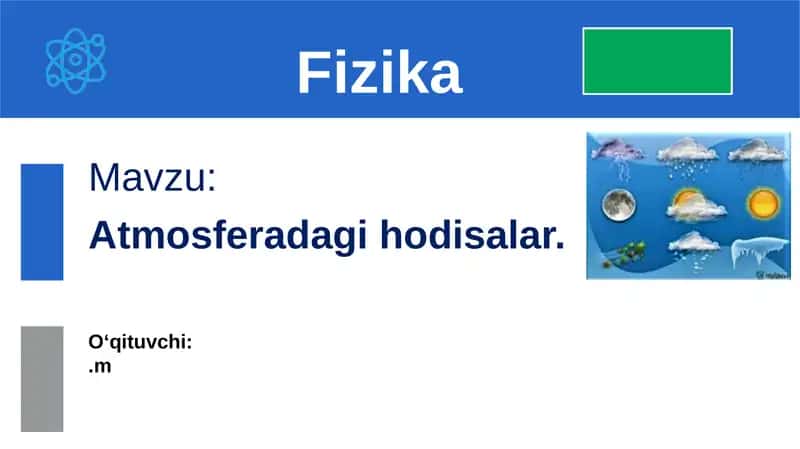 Atmosferadagi hodisalar