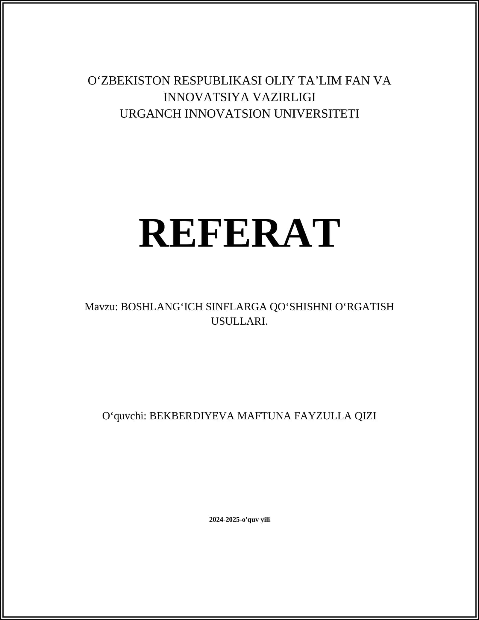 O‘yin asosida o‘qitish usullari