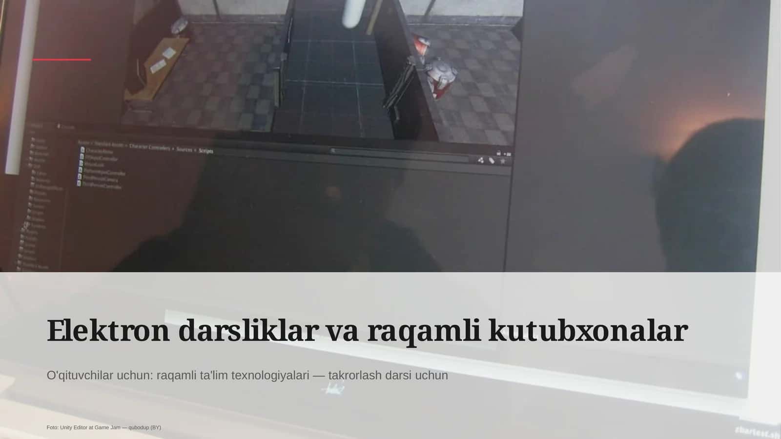 Elektron darsliklar va raqamli kutubxonalar