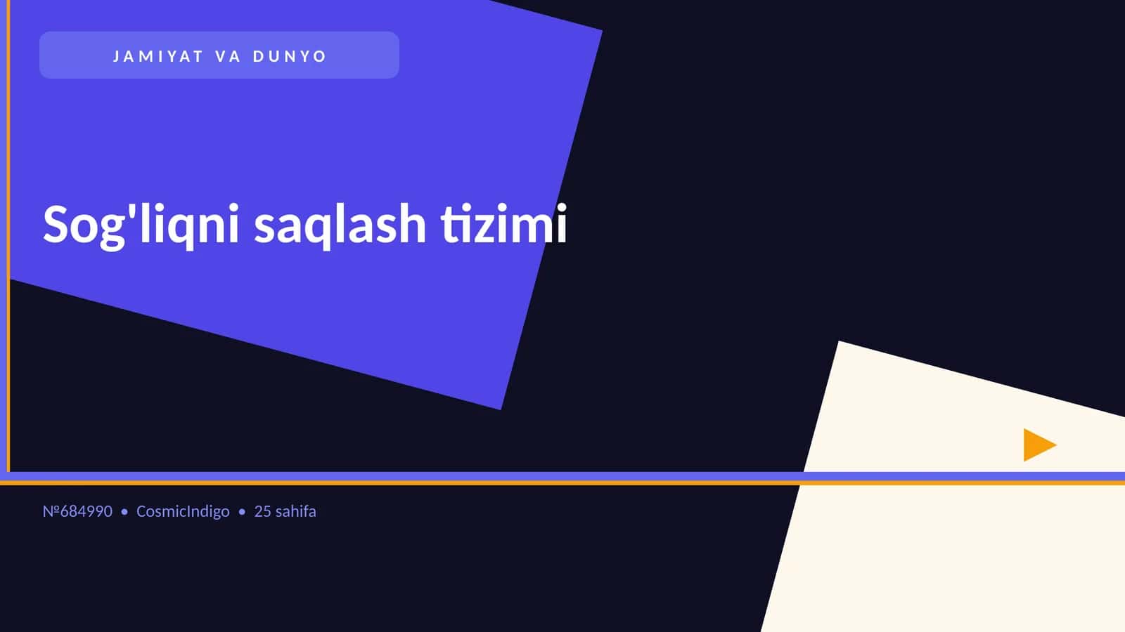 Sog'liqni saqlash tizimi