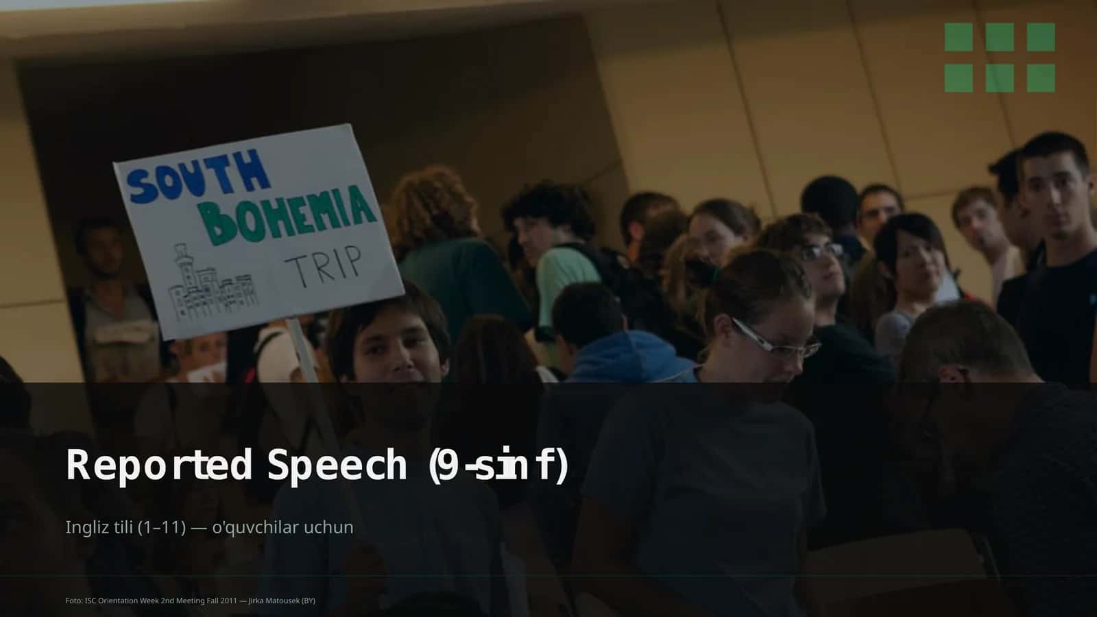 Reported Speech (9-sinf)