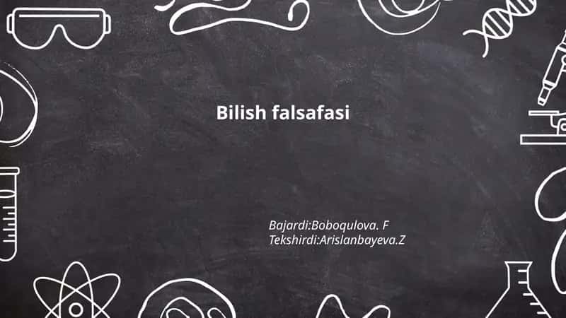 Bilish falsafasi