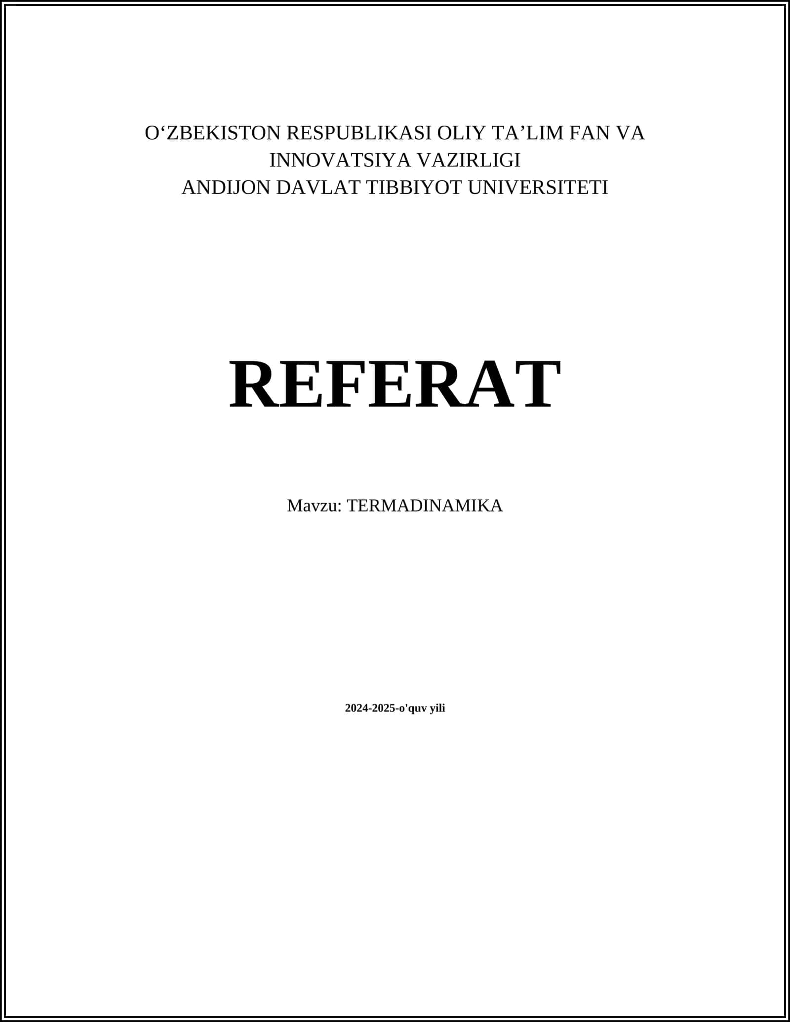 TERMADINAMIKA