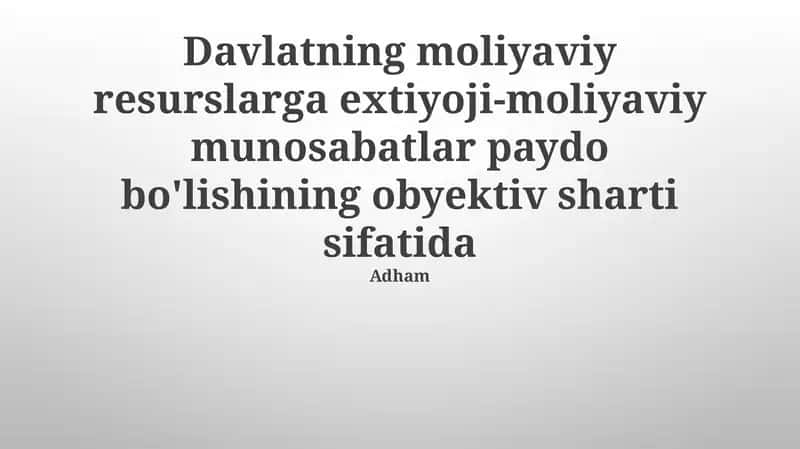 Byudjet siyosati va iqtisodiy barqarorlik