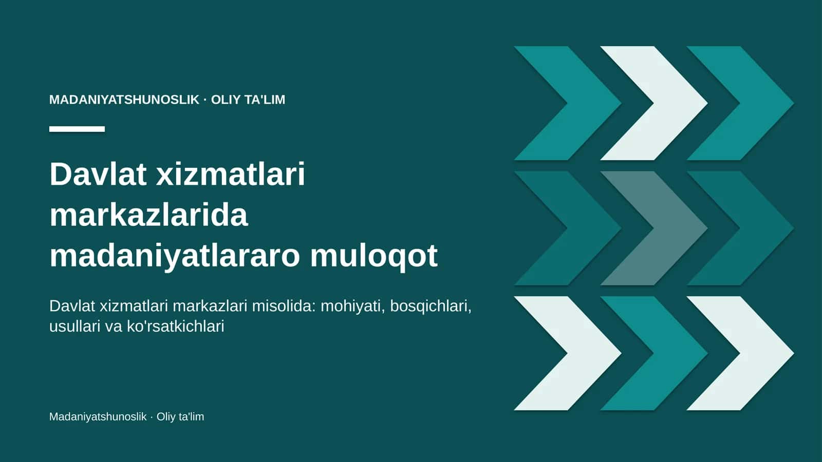 [Davlat xizmatlari markazlarida madaniyatlararo muloqot]