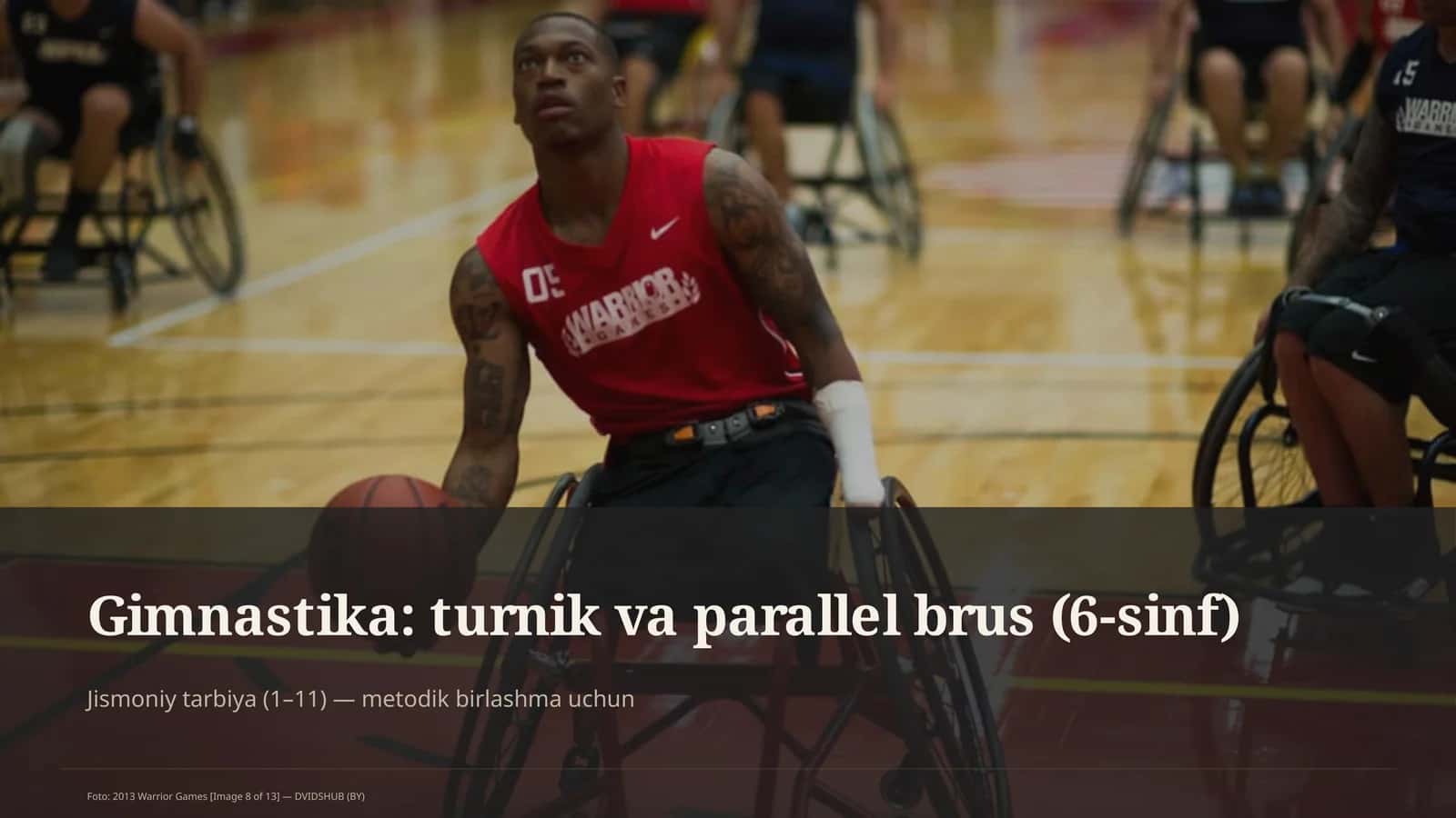 Gimnastika: turnik va parallel brus (6-sinf)