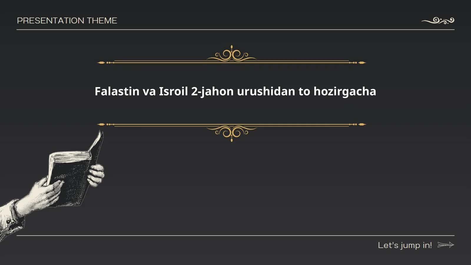 Falastin va Isroil 2-jahon urushidan to hozirgacha