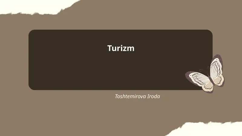Turizm