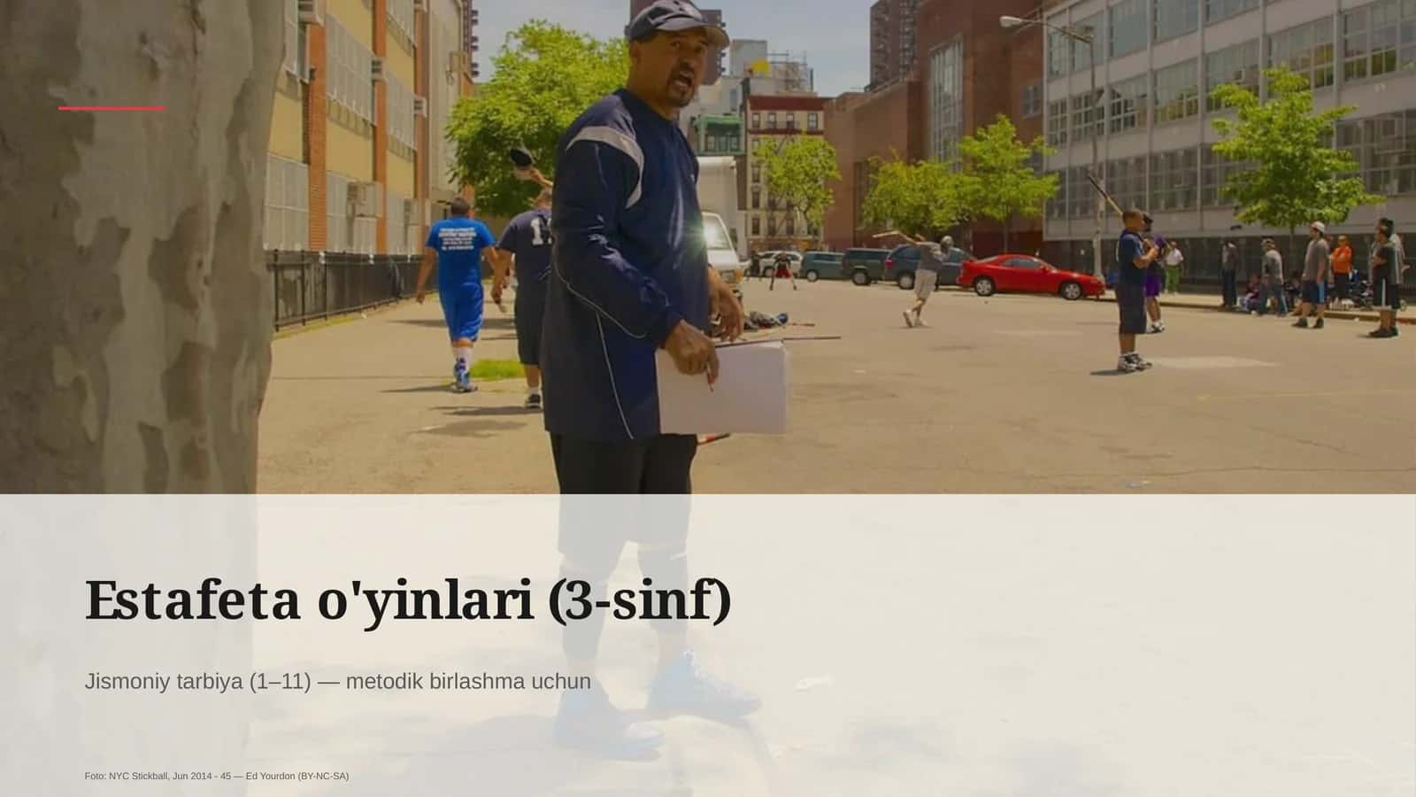 Estafeta o'yinlari (3-sinf)