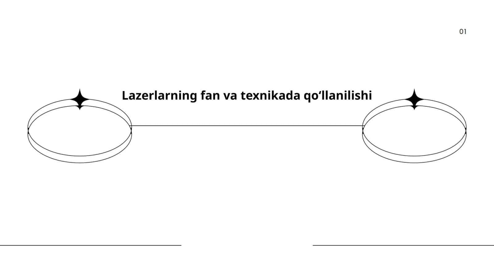 Lazerlarning fan va texnikada qoʻllanilishi