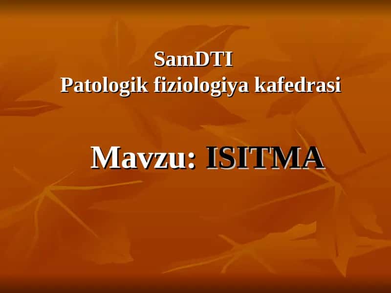 ISITMA