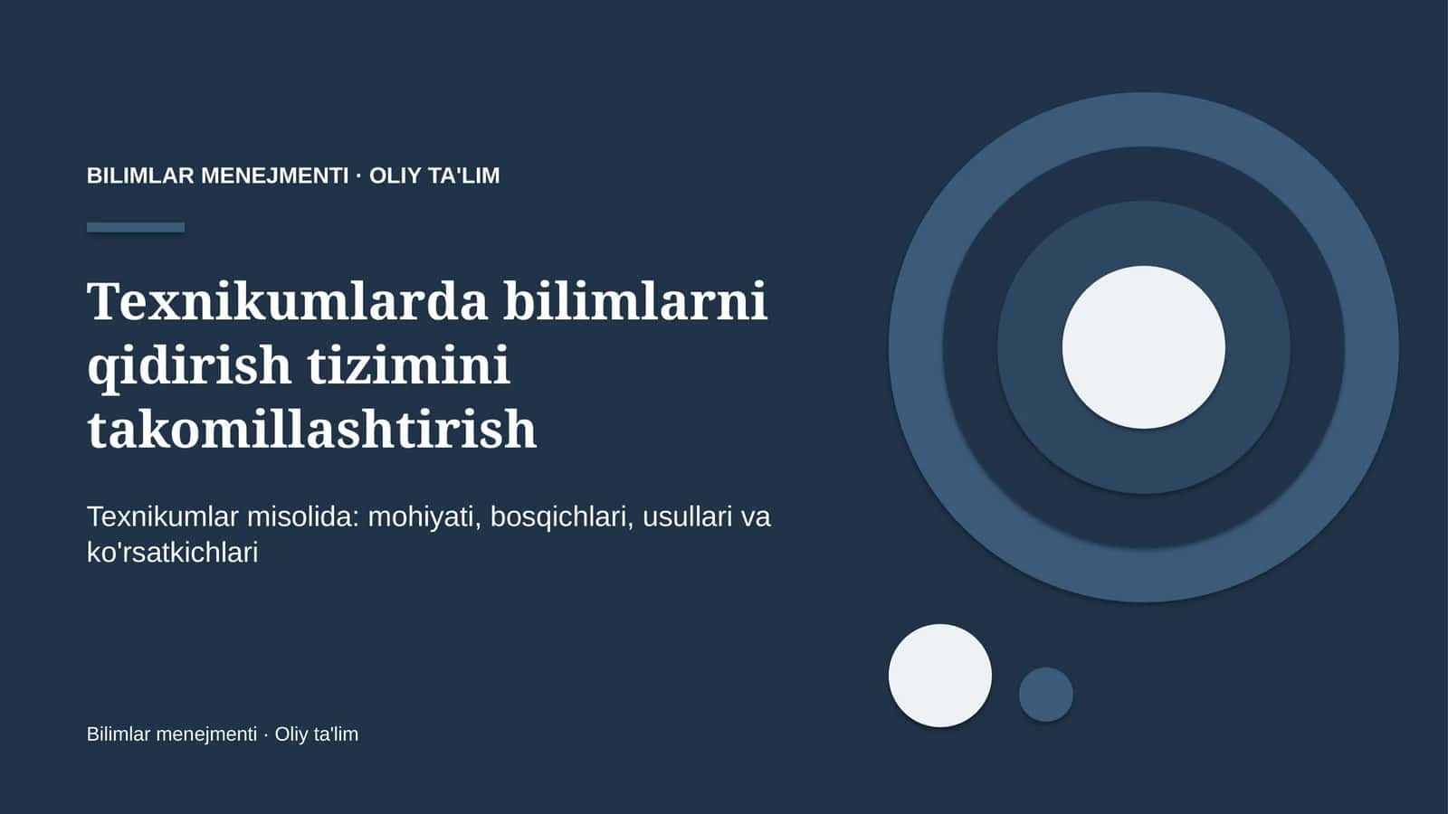 texnikumlarda bilimlarni qidirish tizimini takomillashtirish 4039