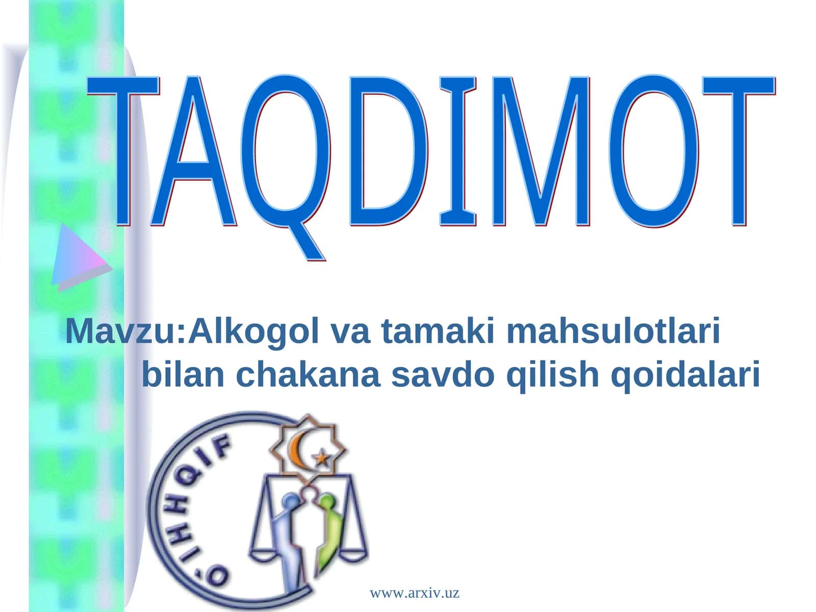 Alkogol va tamaki mahsulotlari bilan chakana savdo qilish qoidalari