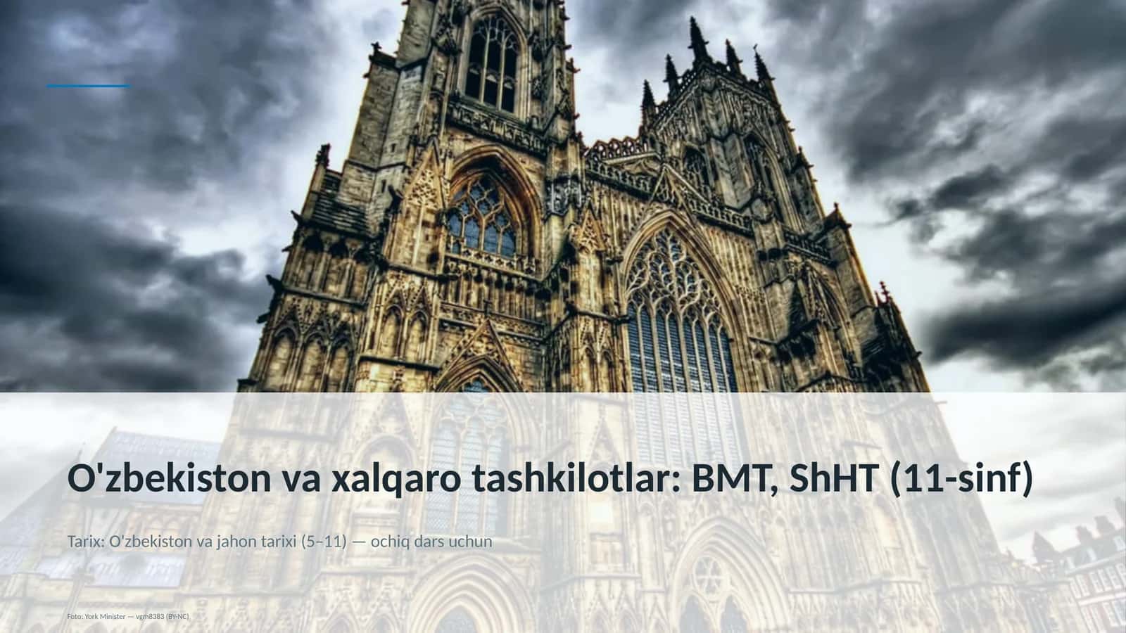 O'zbekiston va jahon tarixi (5–11)