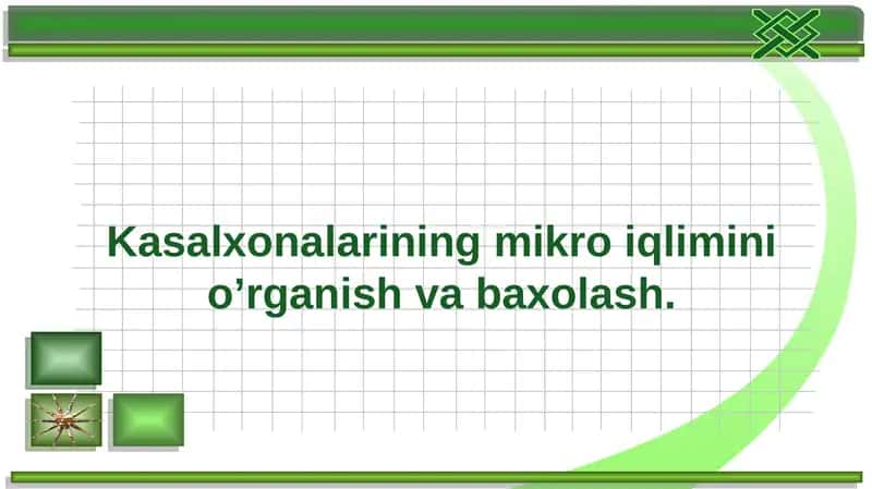 Mikroiqlimni o'rganish