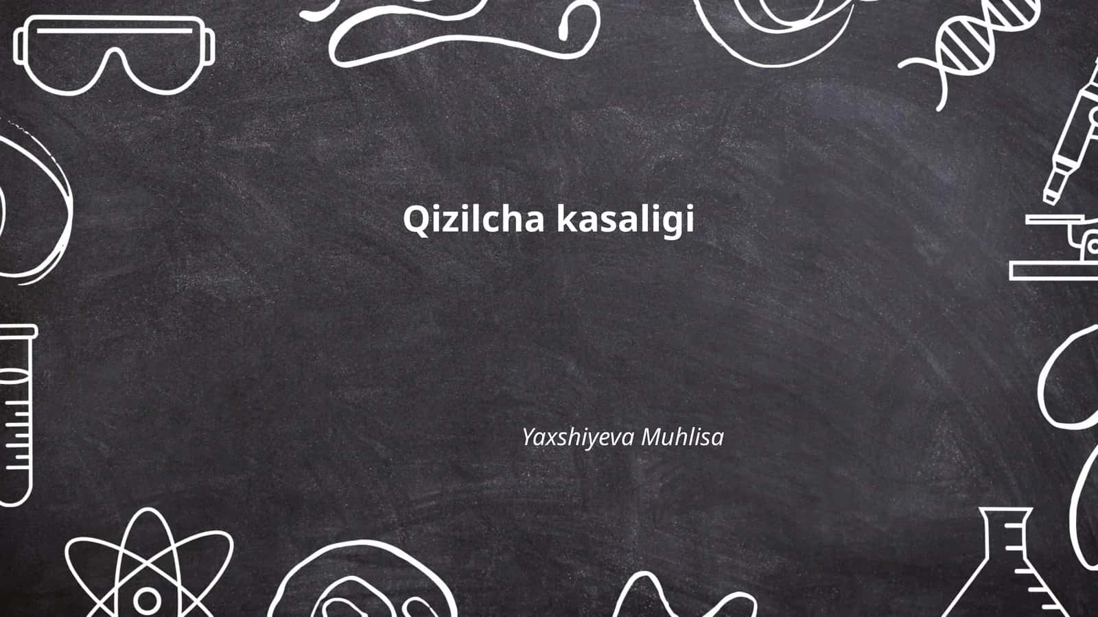 Qizilcha kasaligi