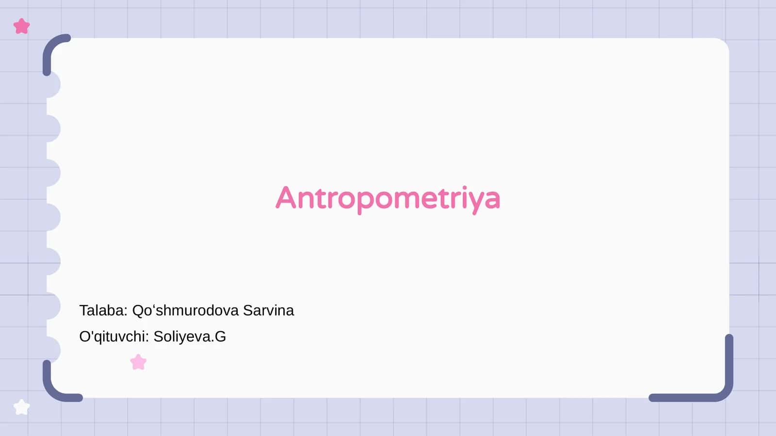 Antropometriya