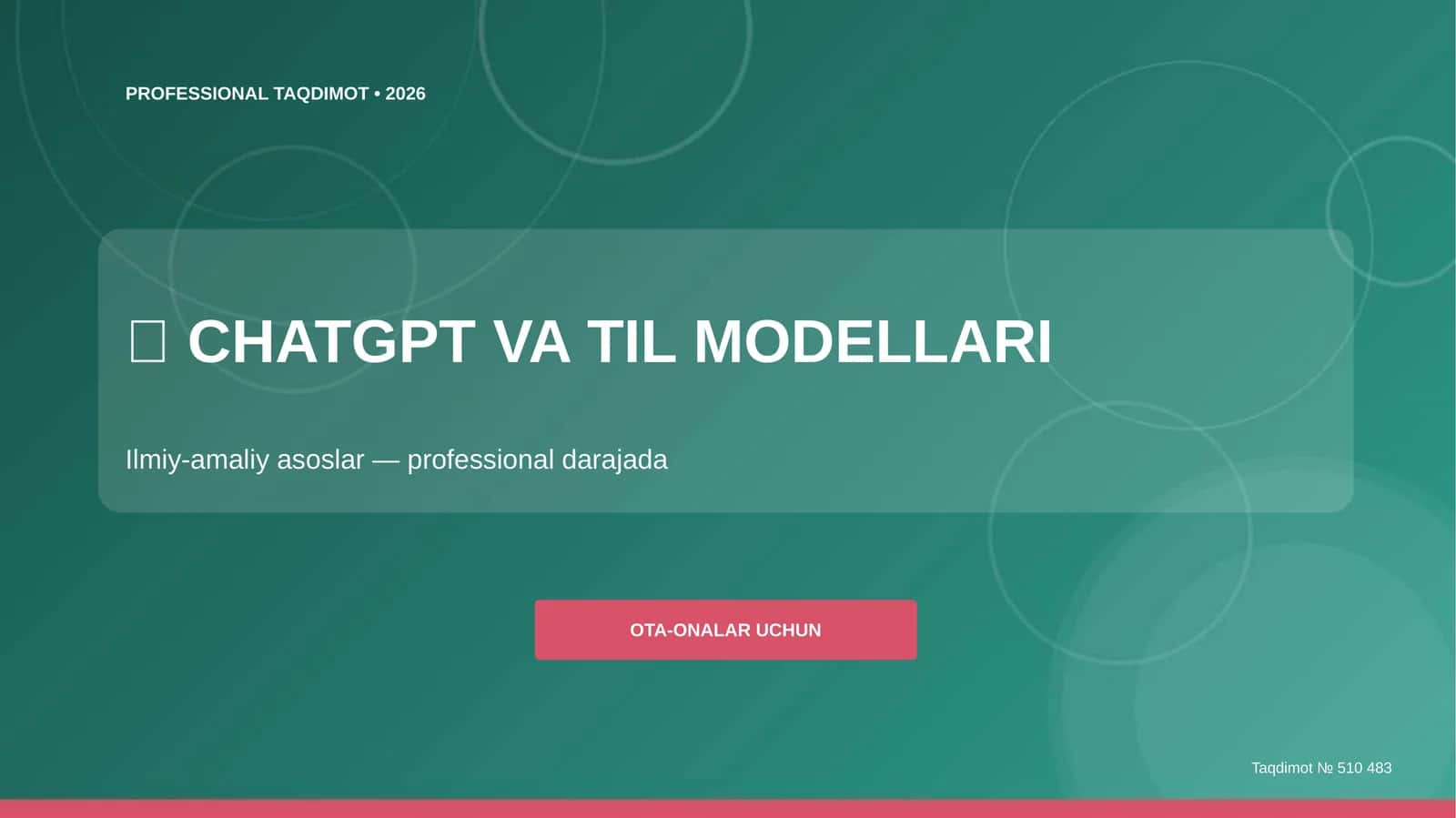 CHATGPT VA TIL MODELLARI