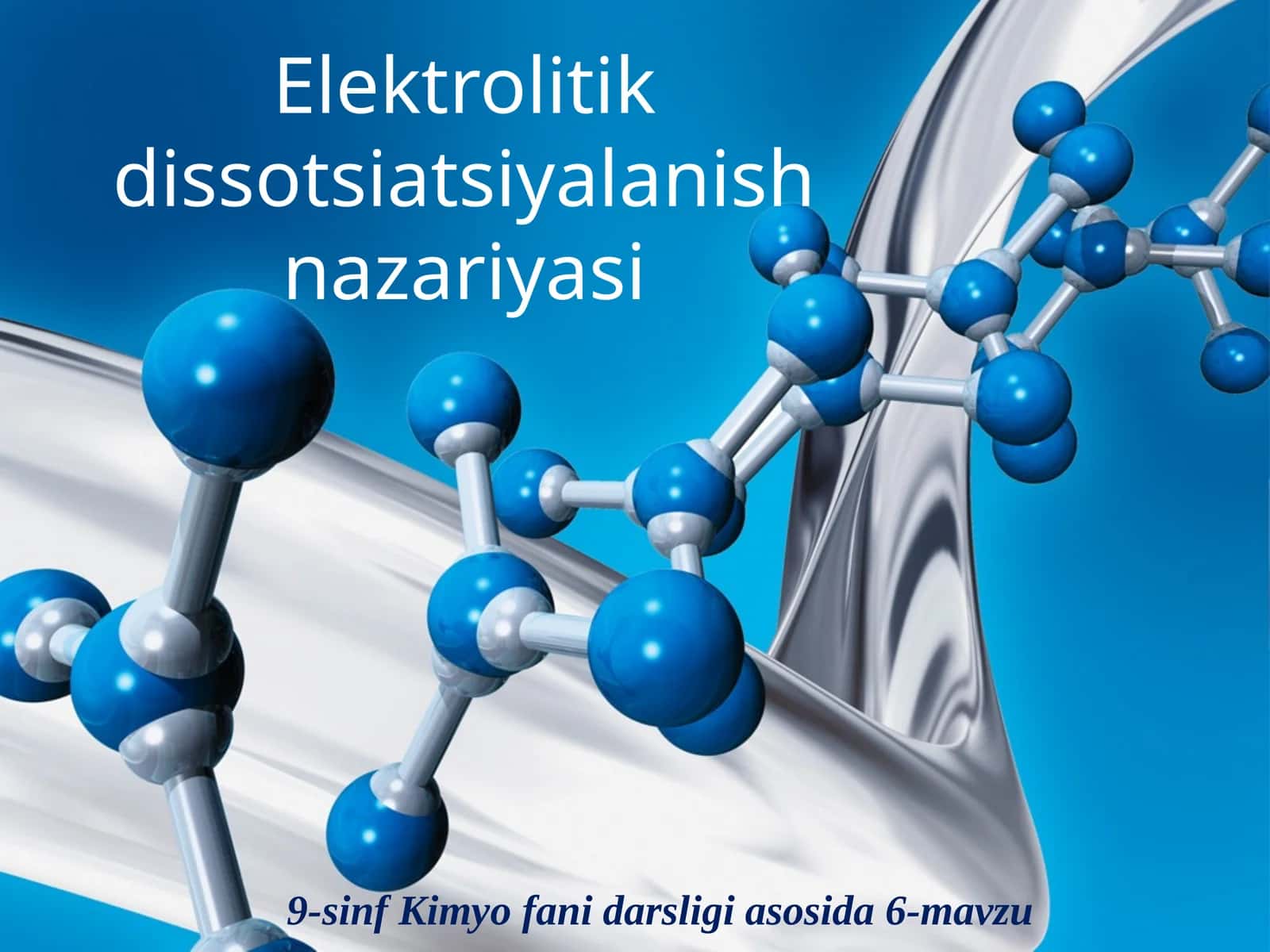 Elektrolitik dissotsiatsiya lanishi nazariyasi