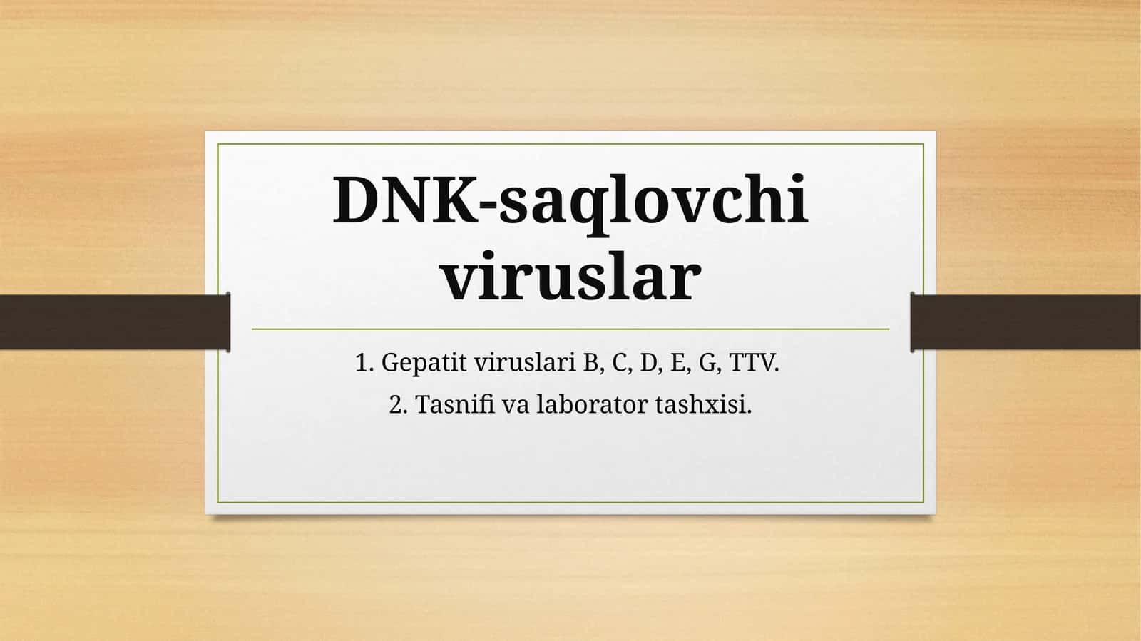 DNK-saqlovchi viruslar
