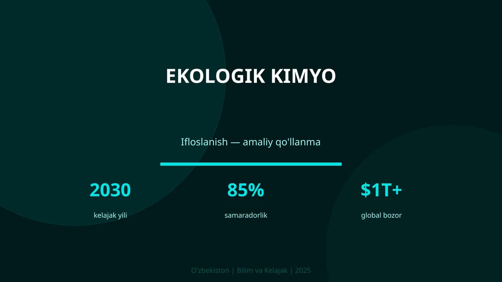 Ekologik kimyo