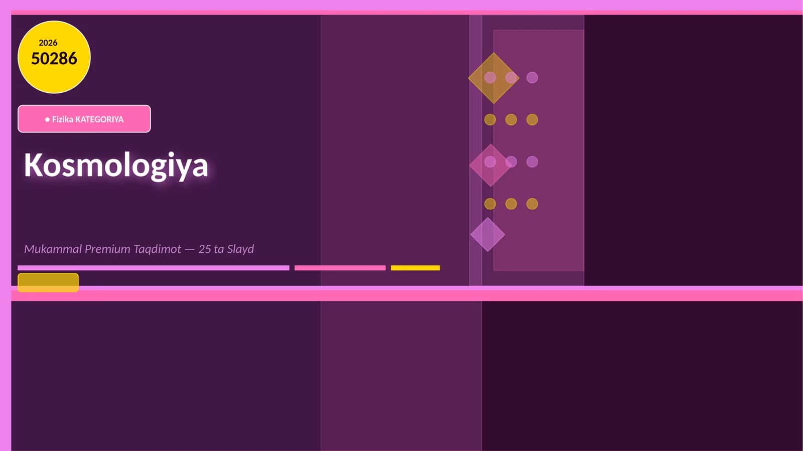 Mukammal Premium Taqdimot — 25 ta Slayd