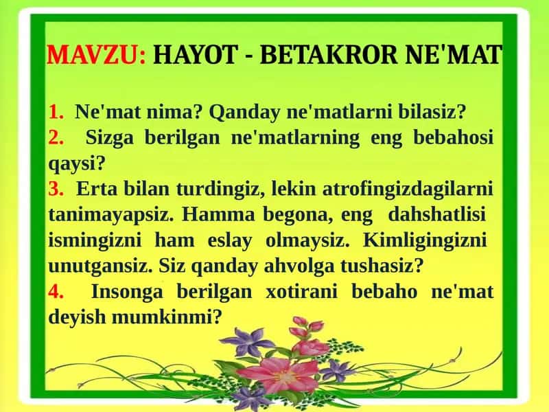 HAYOT - BETAKROR NE'MAT