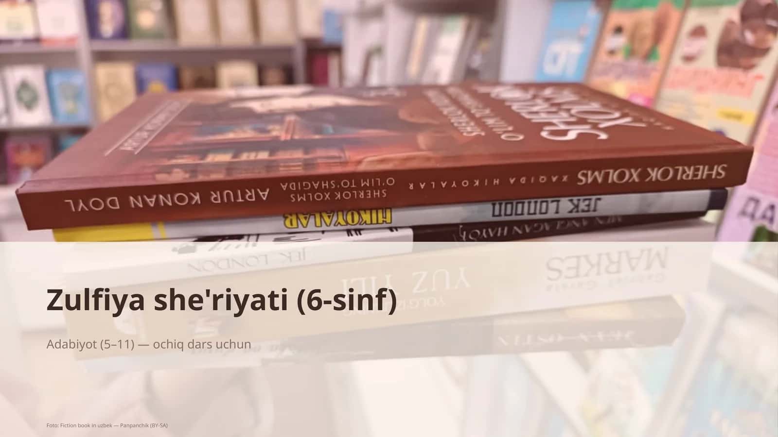 Zulfiya she'riyati (6-sinf)