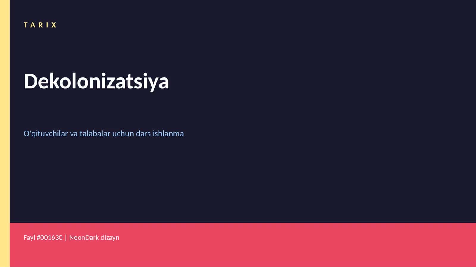 Dekolonizatsiya