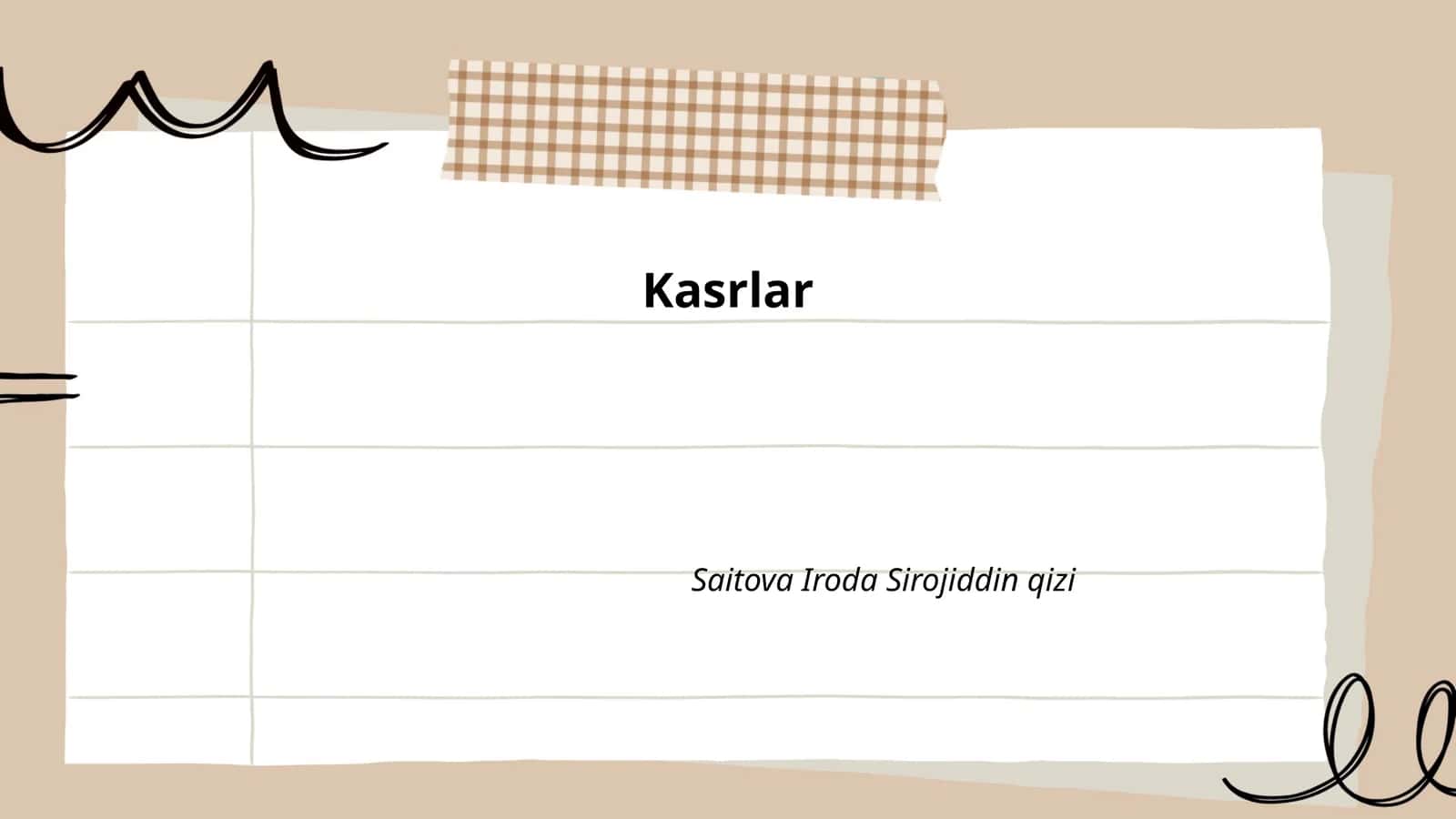 Kasrlar