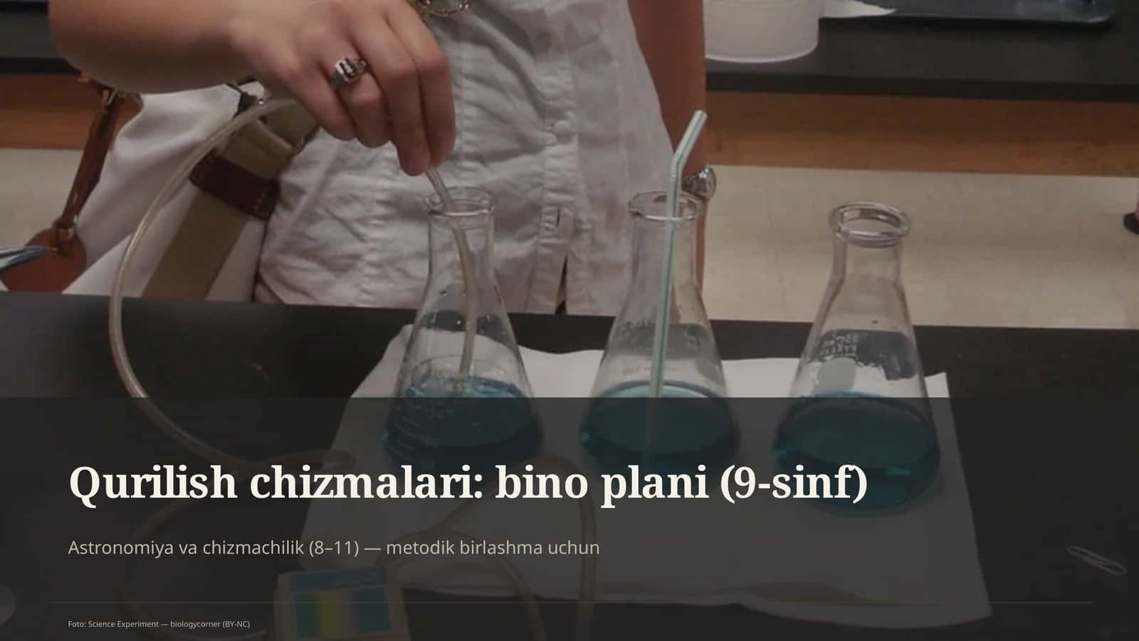 Qurilish chizmalari: bino plani (9-sinf)