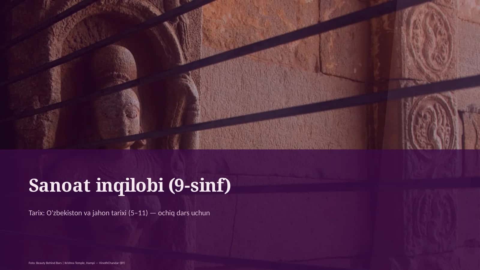 Sanoat inqilobi (9-sinf)