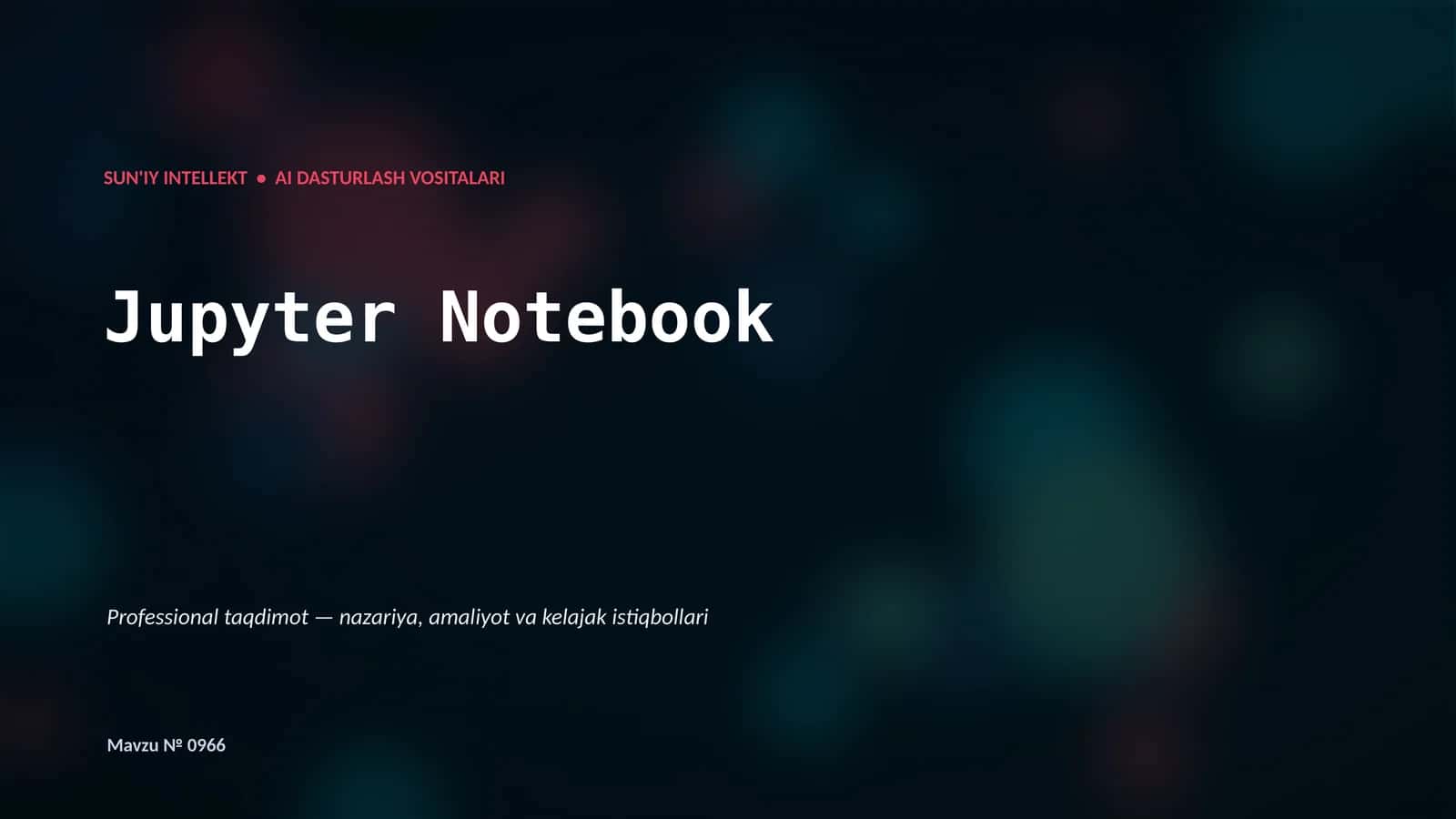 Jupyter Notebook