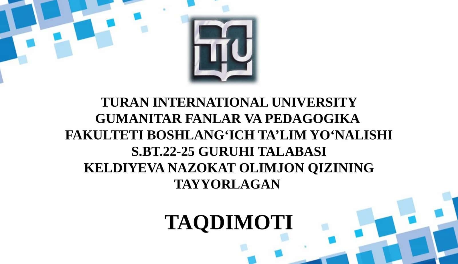 Tabiiy fanlar fanida o'qitishning didaktik tamoyillarini o'rganish va tahlil qilish