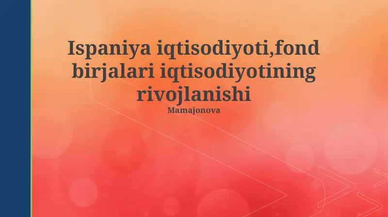 Ispaniya fond bozori
