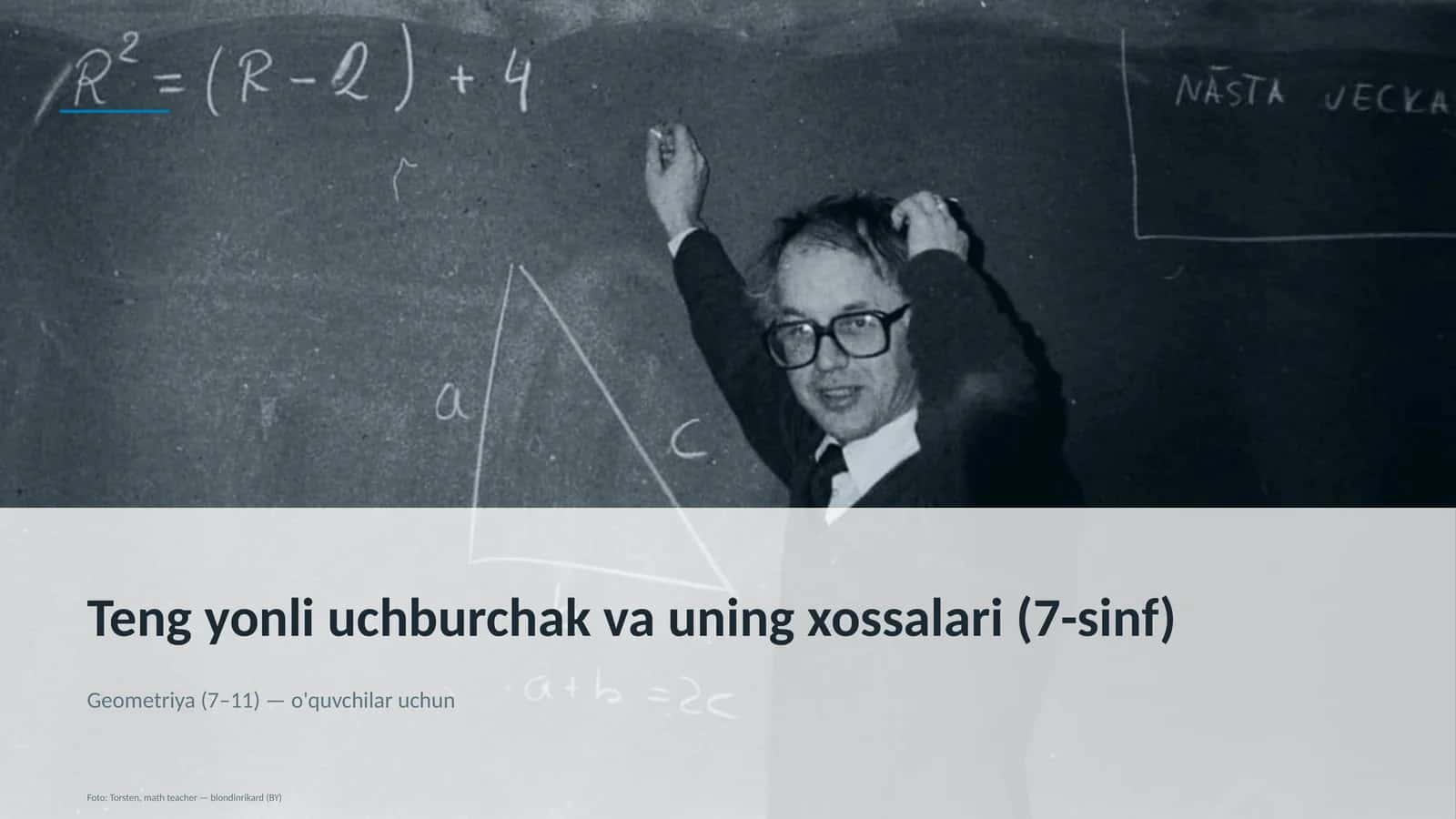 Geometriya (7–11) — o'quvchilar uchun