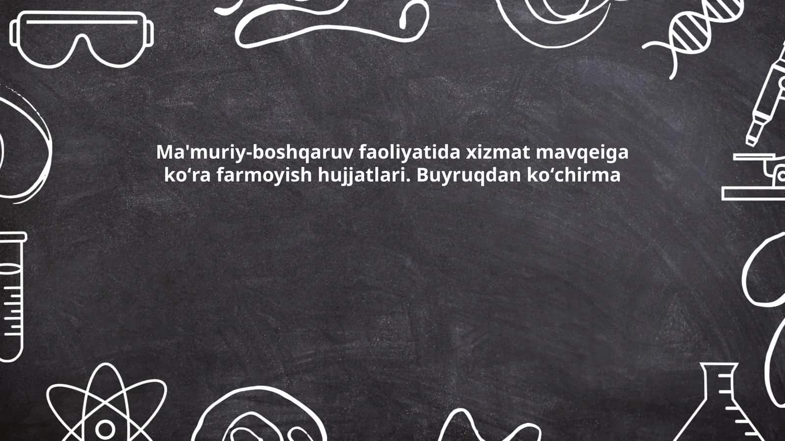 Buyruq mazmuni