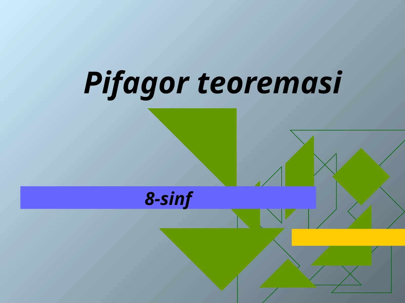 Pifagor teoremasi