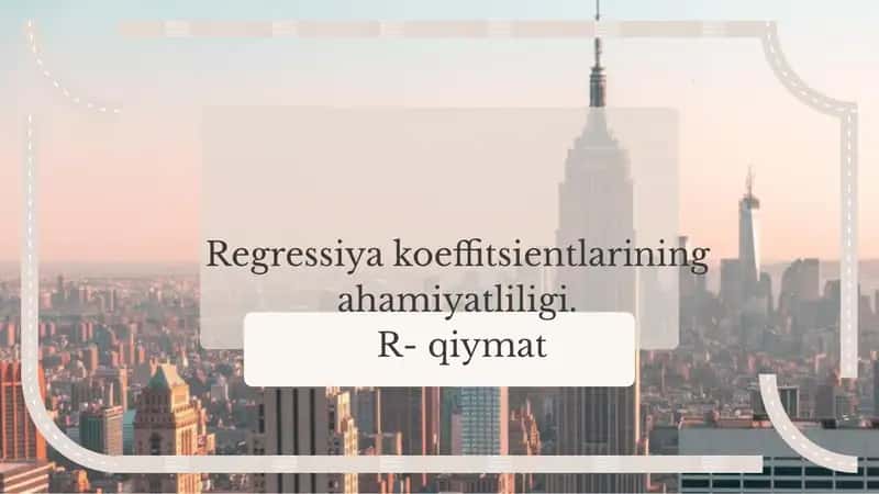 Reversiya koeffitsientlari
