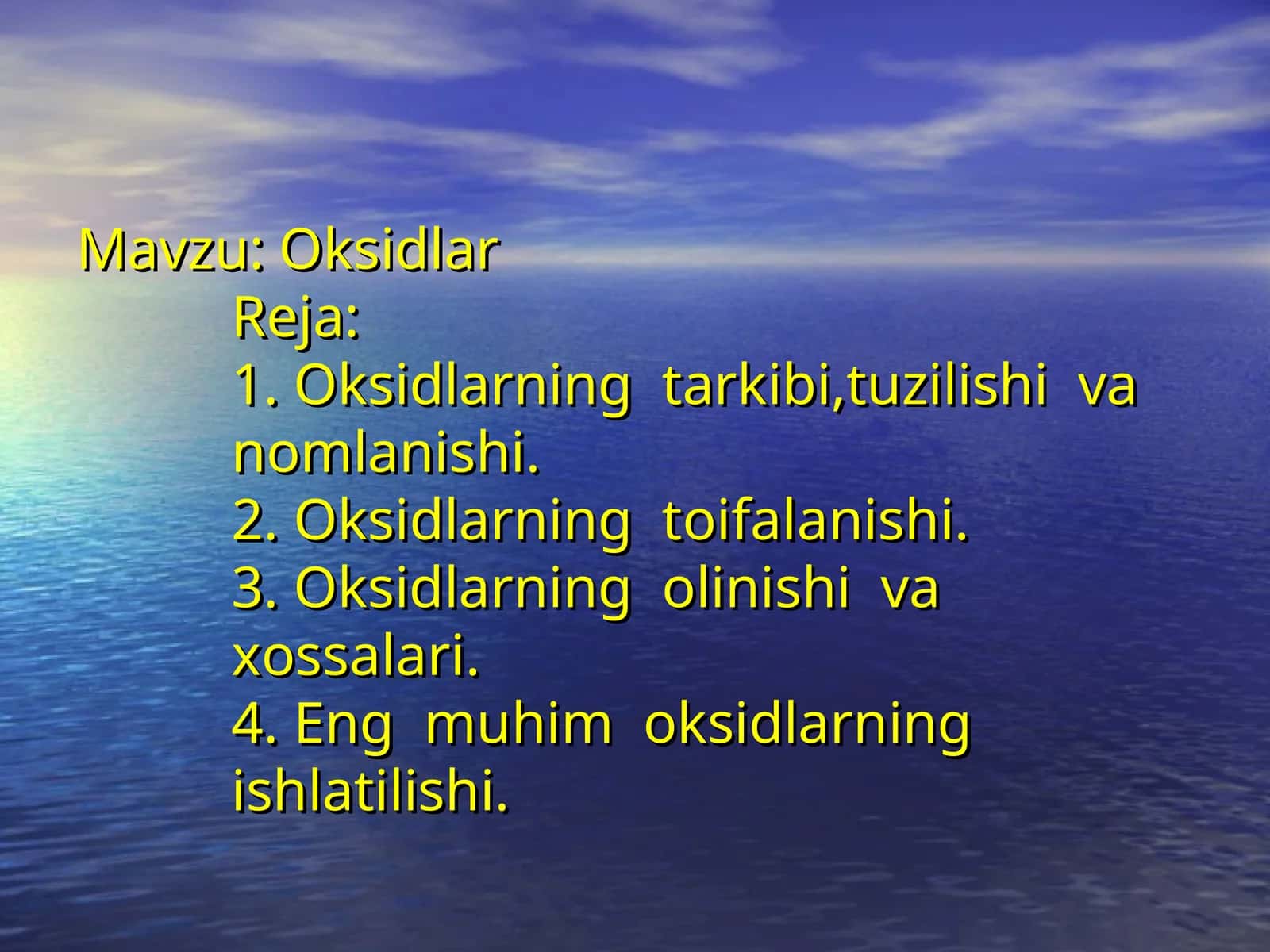 Oksidlar