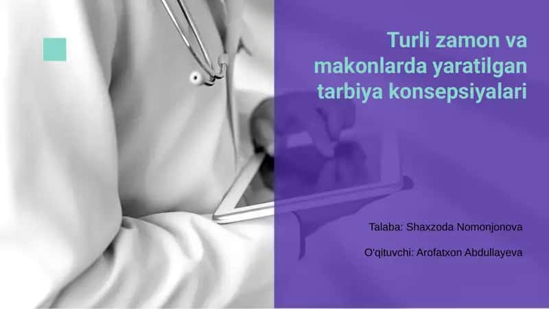 Tarbiya konsepsiyalari