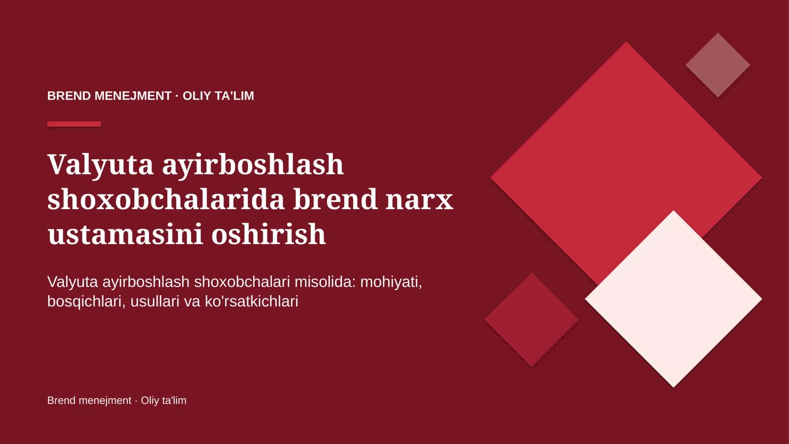 valyuta ayirboshlash shoxobchalarida brend narx ustamasini oshirish 4845
