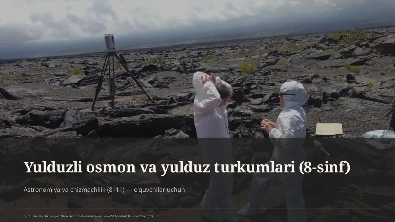 Yulduzli osmon va yulduz turkumlari (8-sinf)